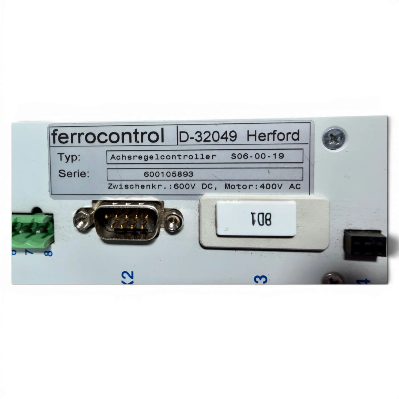 Ferrocontrol Achsregelcontroller S06-00-19 Art.-Nr. S06-00-19 für Priess & Horstmann NC CNC Maschinen - 5