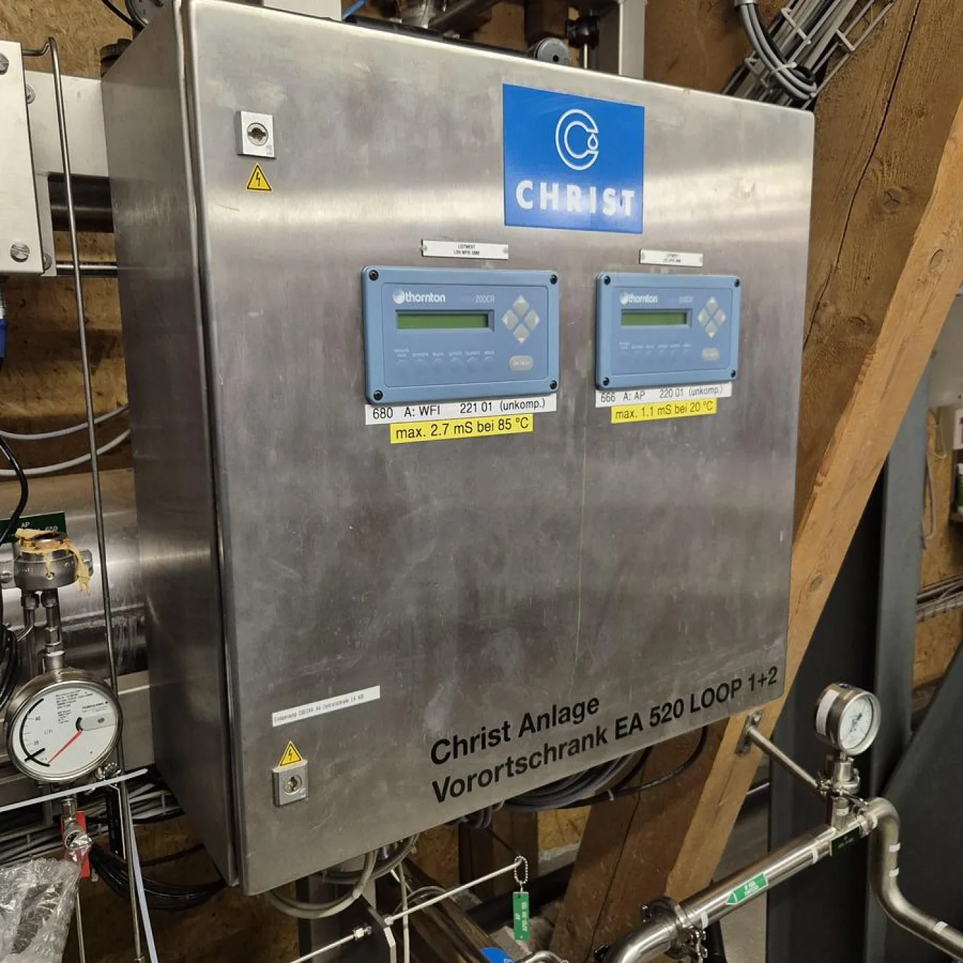 Christ Reinstwasserzirkulationsanlage Steritron EA 520 LOOP 1+2 - 4