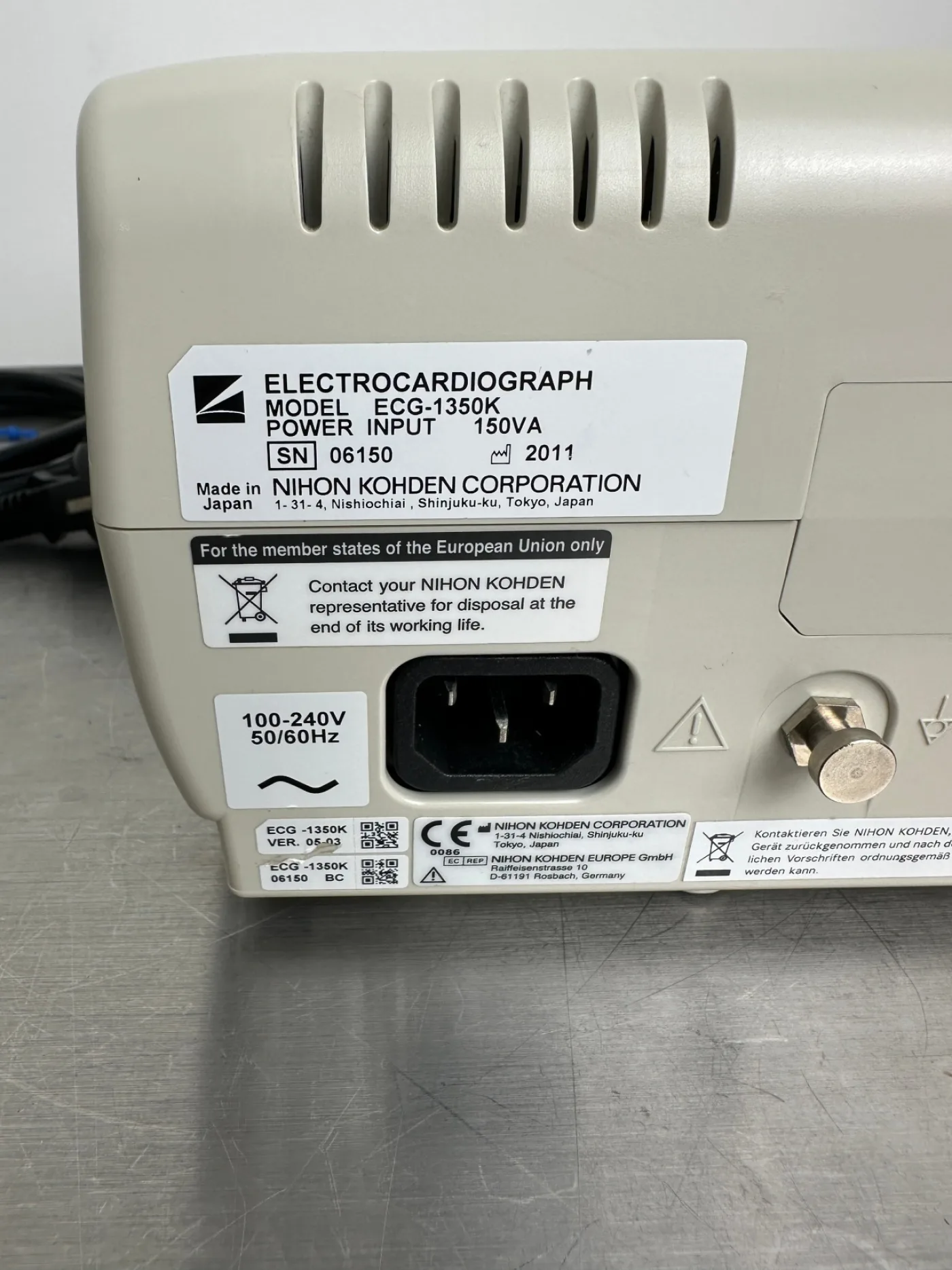 Nihon Khoden EKG Cardiofax M - 8