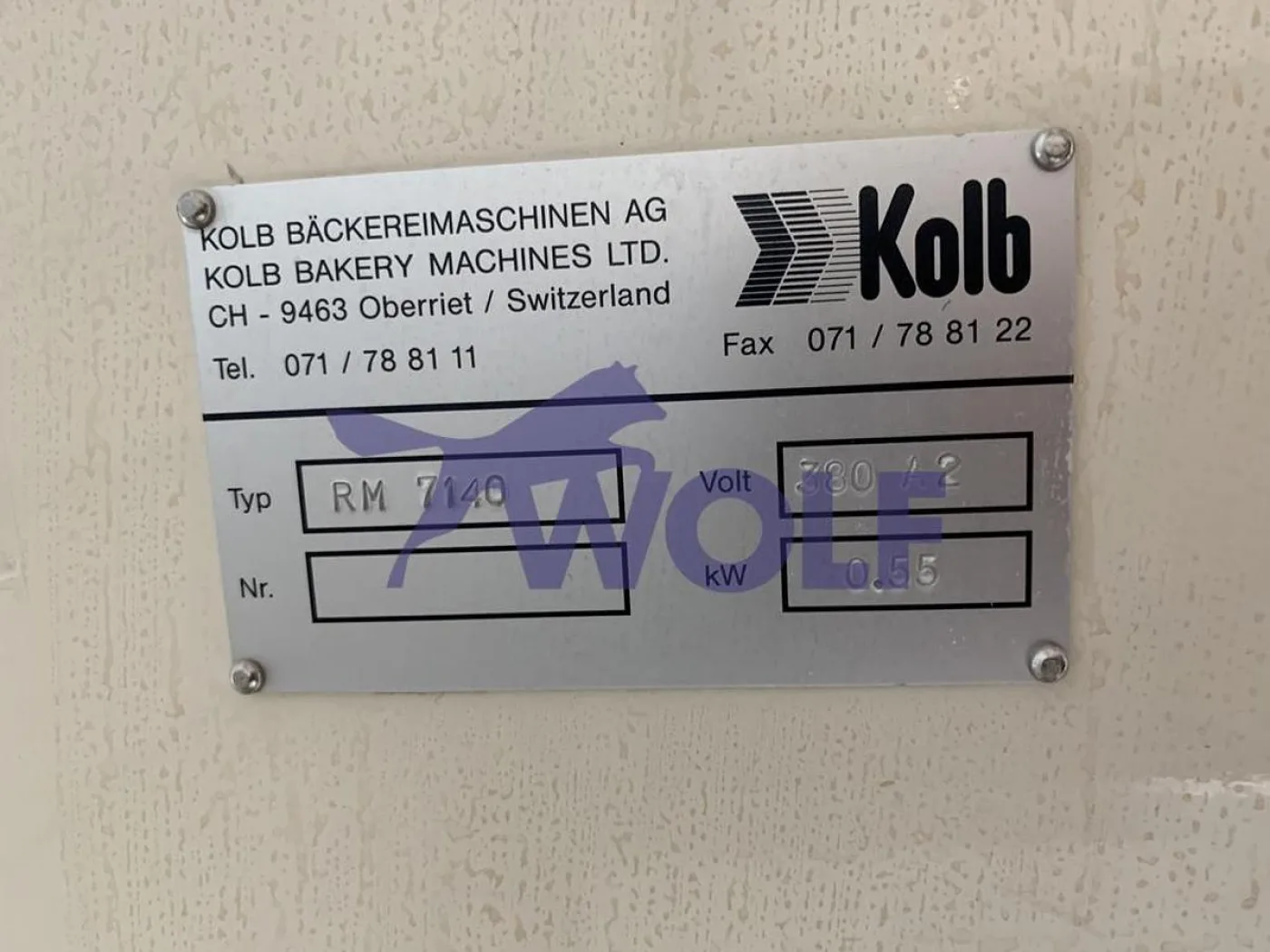 Rühr- und Anschlagmaschine KOLB - Type RM-7140 Inhalt ca. 40-50 liter - 2