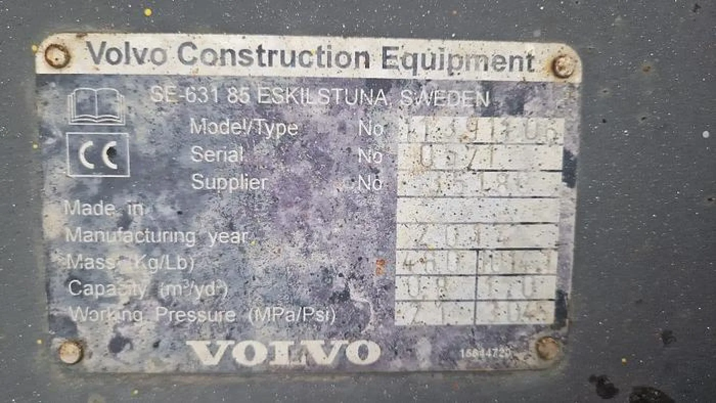 Volvo 4in1 Klappschaufel, Passend zu Volvo L25 180cm - 3