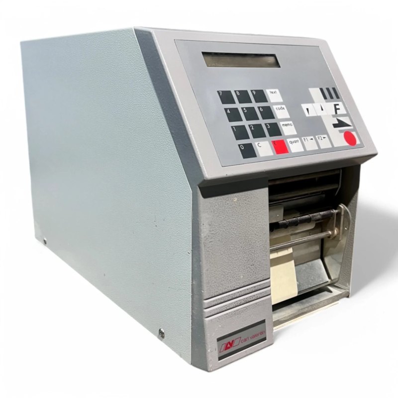 HOLZMA Carl Valentin Drucker Thermotransferdrucker VARIO 104-8 Etikettendrucker – 230 V – Art. Nr. 90.55.210 für Ettiketten Labels etc.