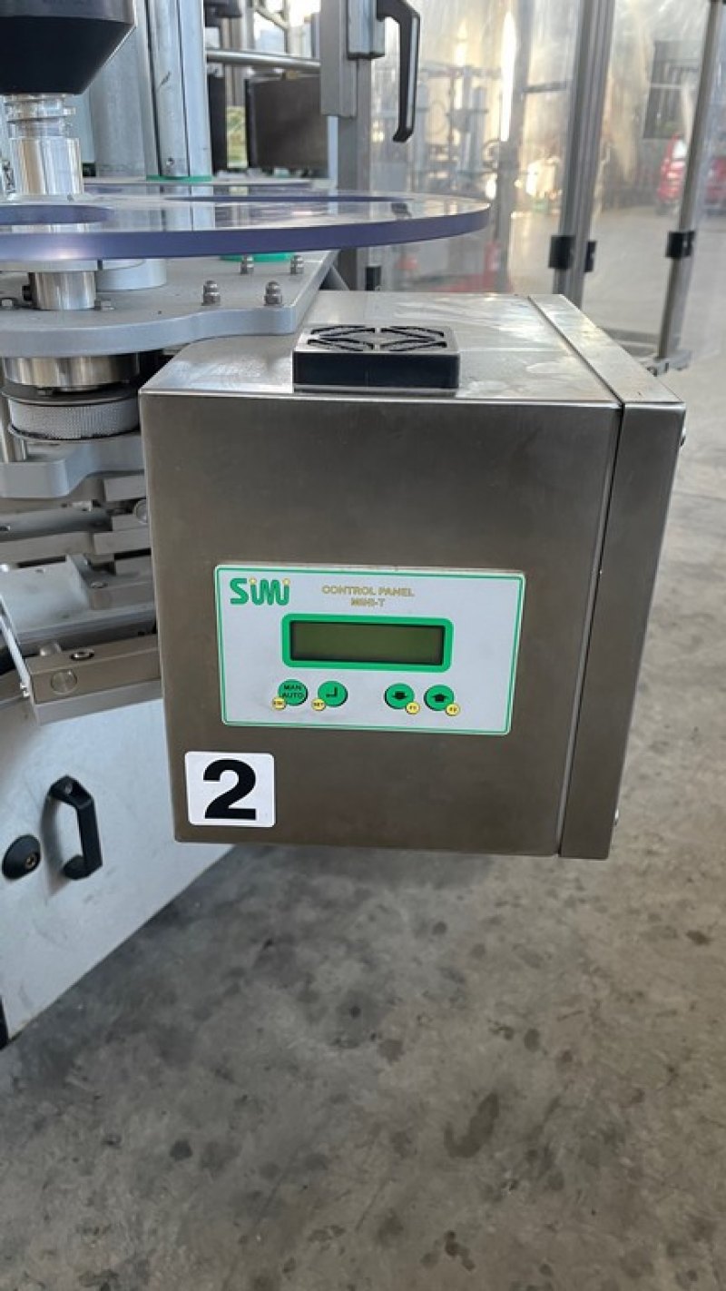 LABELLING MACHINE ALFA 4G WITH 16 HEADS, WITH SIMI ADHESIVE STATIONS YEAR 2012 FOR LABEL AND BACK-LABEL, SECOND-HAND MACHINE