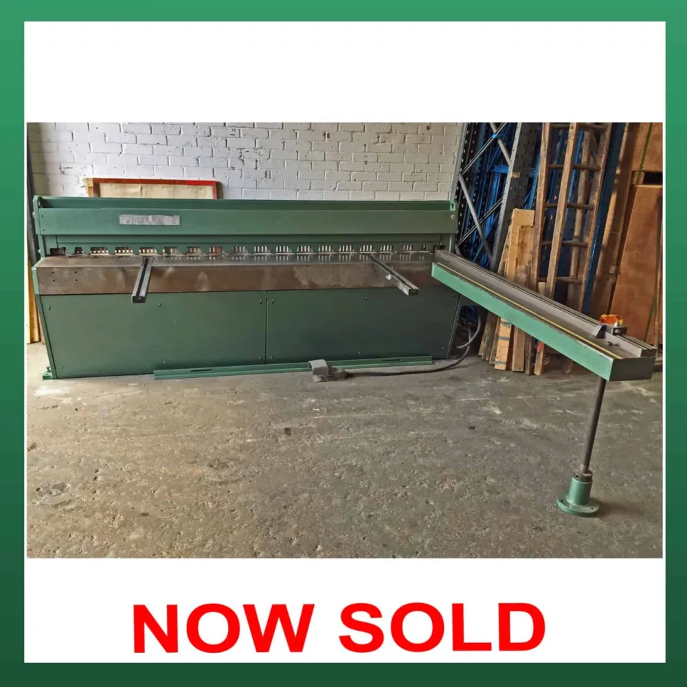 EDWARDS DD Power Guillotine 2535mm x 3.25mm Capacity - WNS - W. Neal Services Ltd