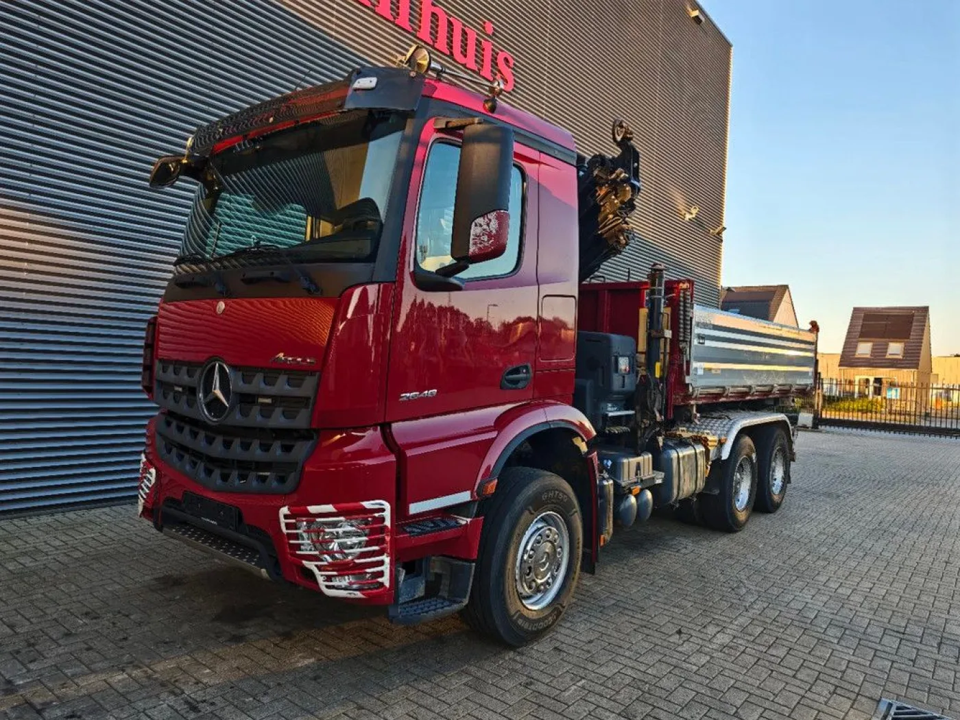Mercedes-Benz Axor 2648 6x4 Hiab X-Hiduo 228E-5 Dautel 3 seitenkipper + Tractor unit! - 4