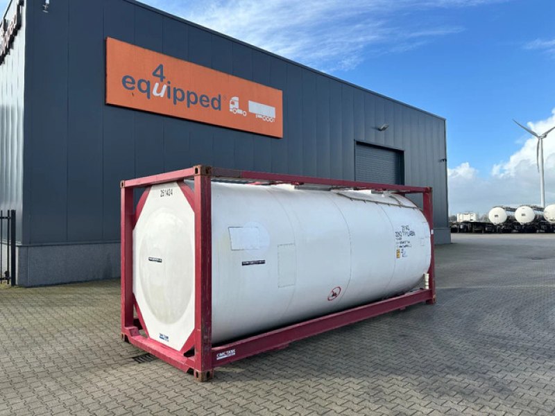 20FT ISO / 25.010L / L4BN / 22K2 / T11 / steam heating / bottom discharge / 2.5Y-TEST/CSC: 07/2027
