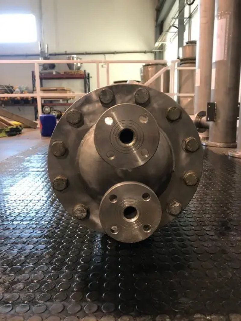 USED TUBULAR EXCHANGER 3 M2 STAINLESS STEEL