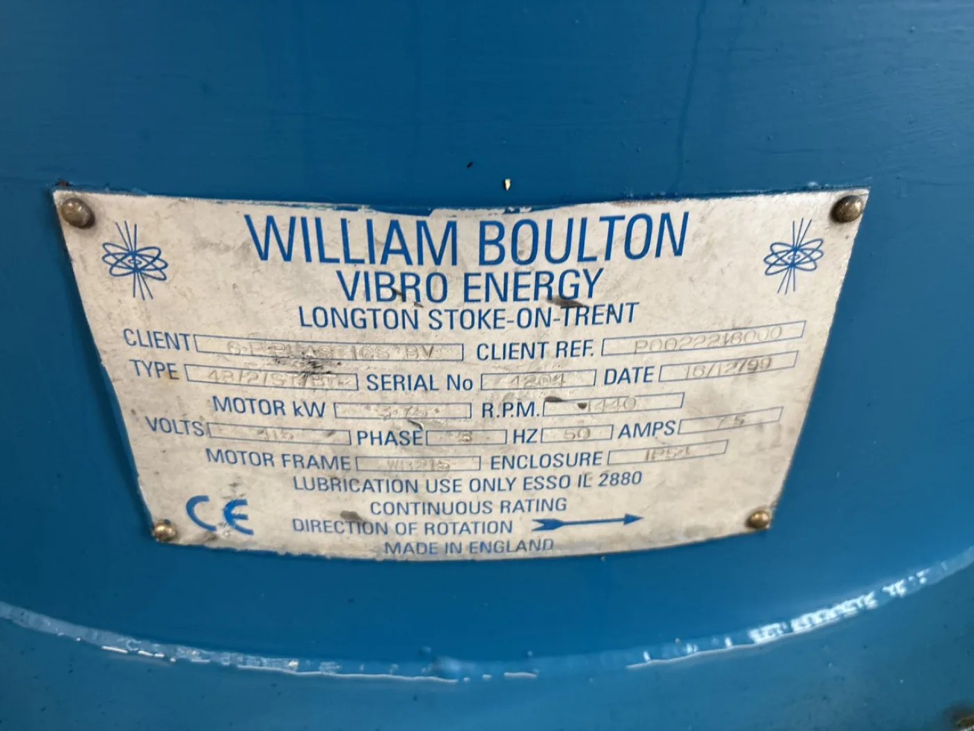 William Boulton 48/2/ST/BT MKII - Vibro sieve - 2