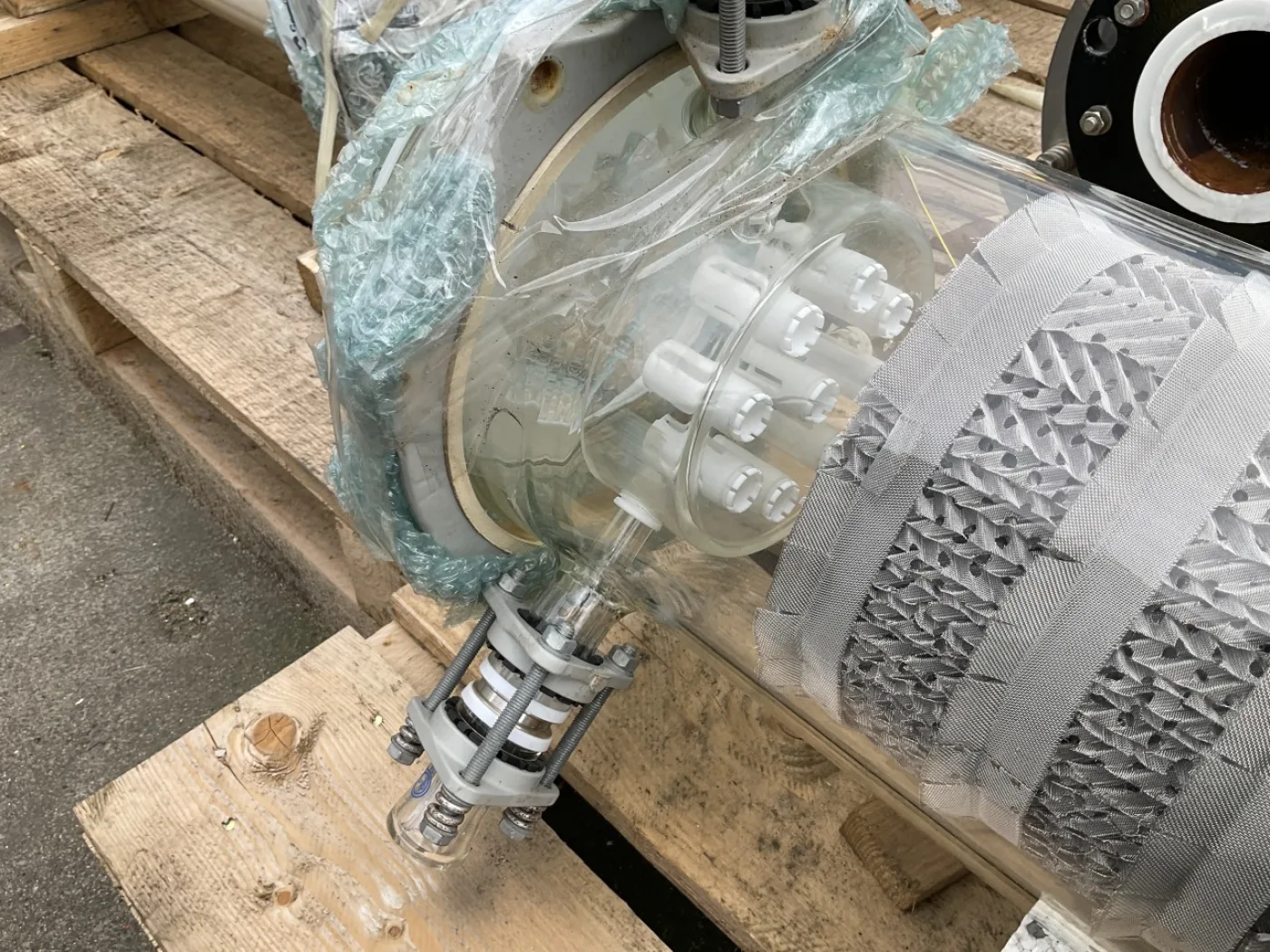 QVF Glasstechnik Distillation column + top condensor - Distillation - 7