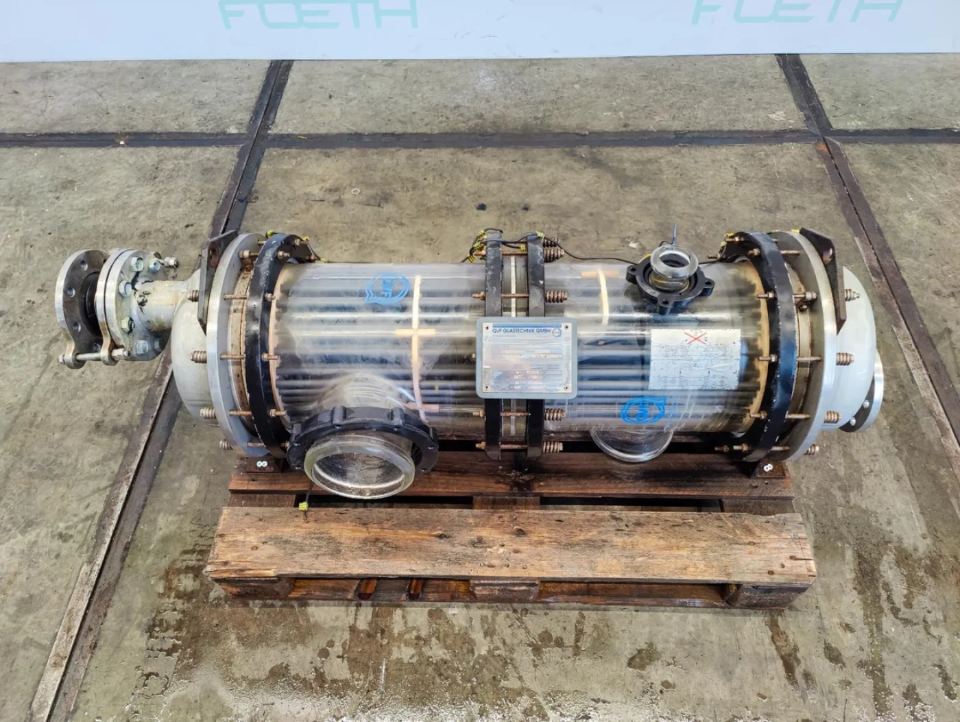 QVF Glasstechnik S-ROB40/300/SH/3SIC - 4 m² - Shell and tube heat exchanger - 5