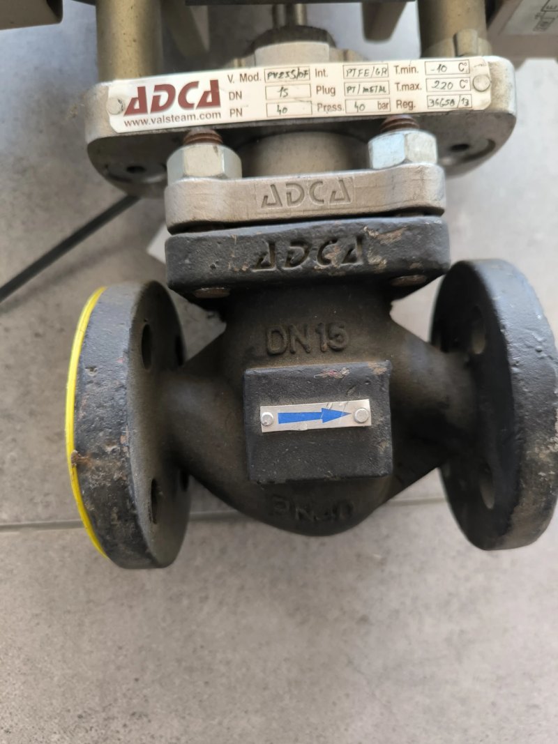 PROPORTIONAL CONTROL VALVE ADCA DN15 PN40 ATEX WITH SAMSON 4746 LIMIT SWITCH