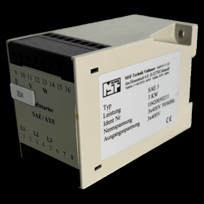 MSF Technik Vathauer SAE 3 Sanftstarter 3 kW Art.-Nr. 10420050231 Softstarter 3x400V