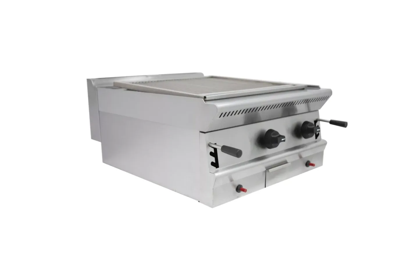 Parry Grill PGC6 counter top gas grill lava rock included 60cm. - islandcatering - 1