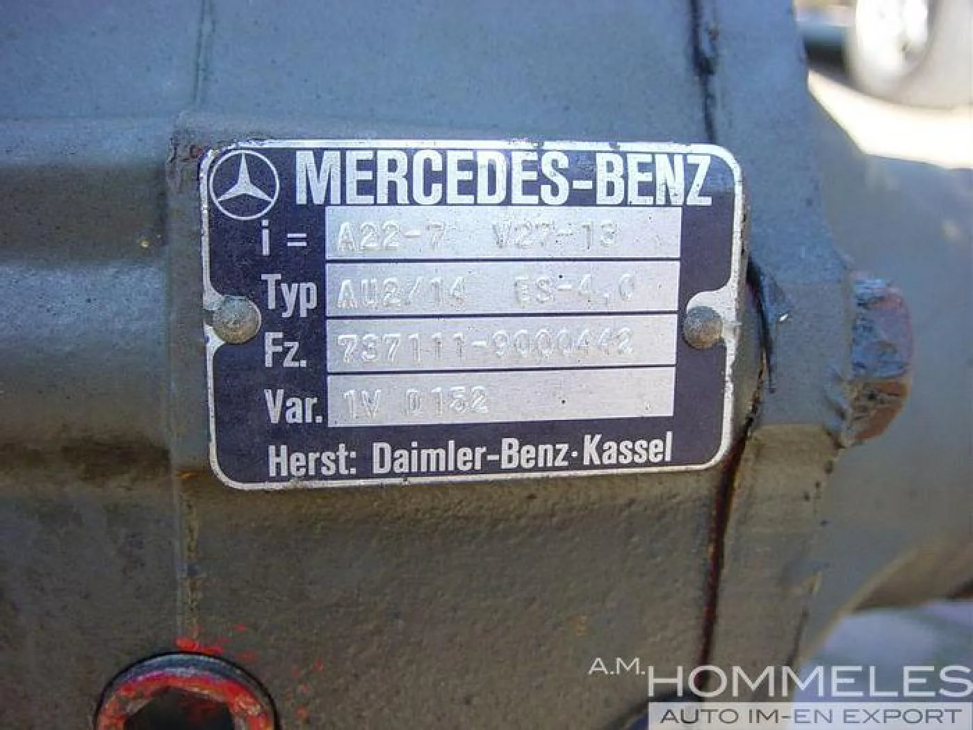 Unimog front axle u1300 - 5