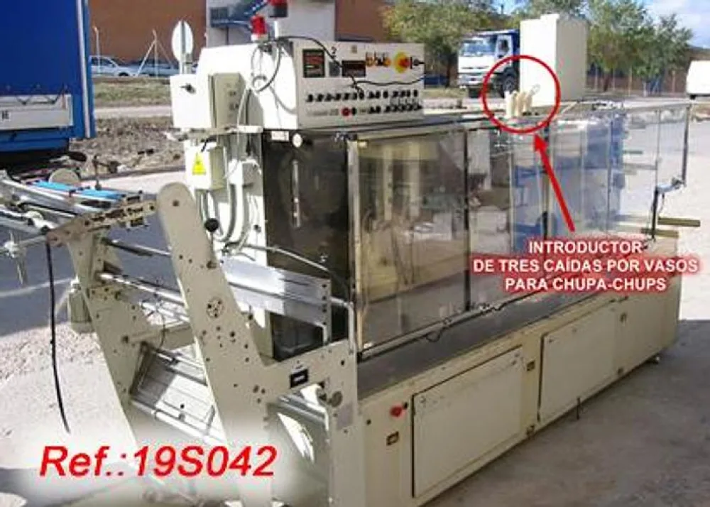 LLENADORA CERRADORA DE SOBRES "SERPACK-20" DÚPLEX CON CABEZAL PARA CHUPA-CHUPS