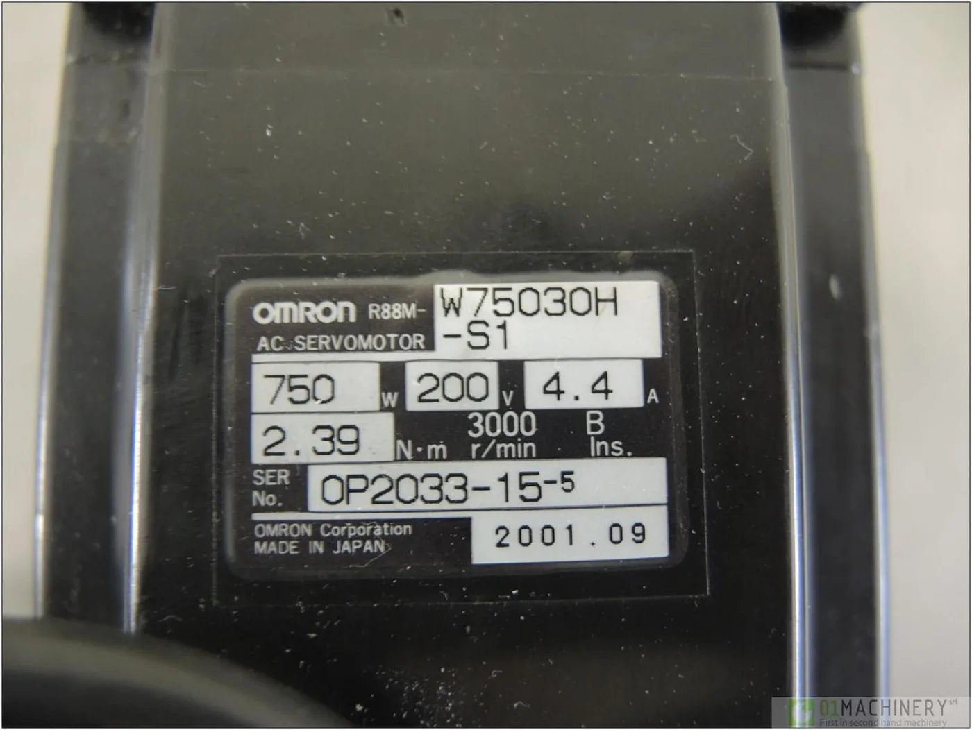 2001 OMRON W75030H-S1 AI1553 - 6