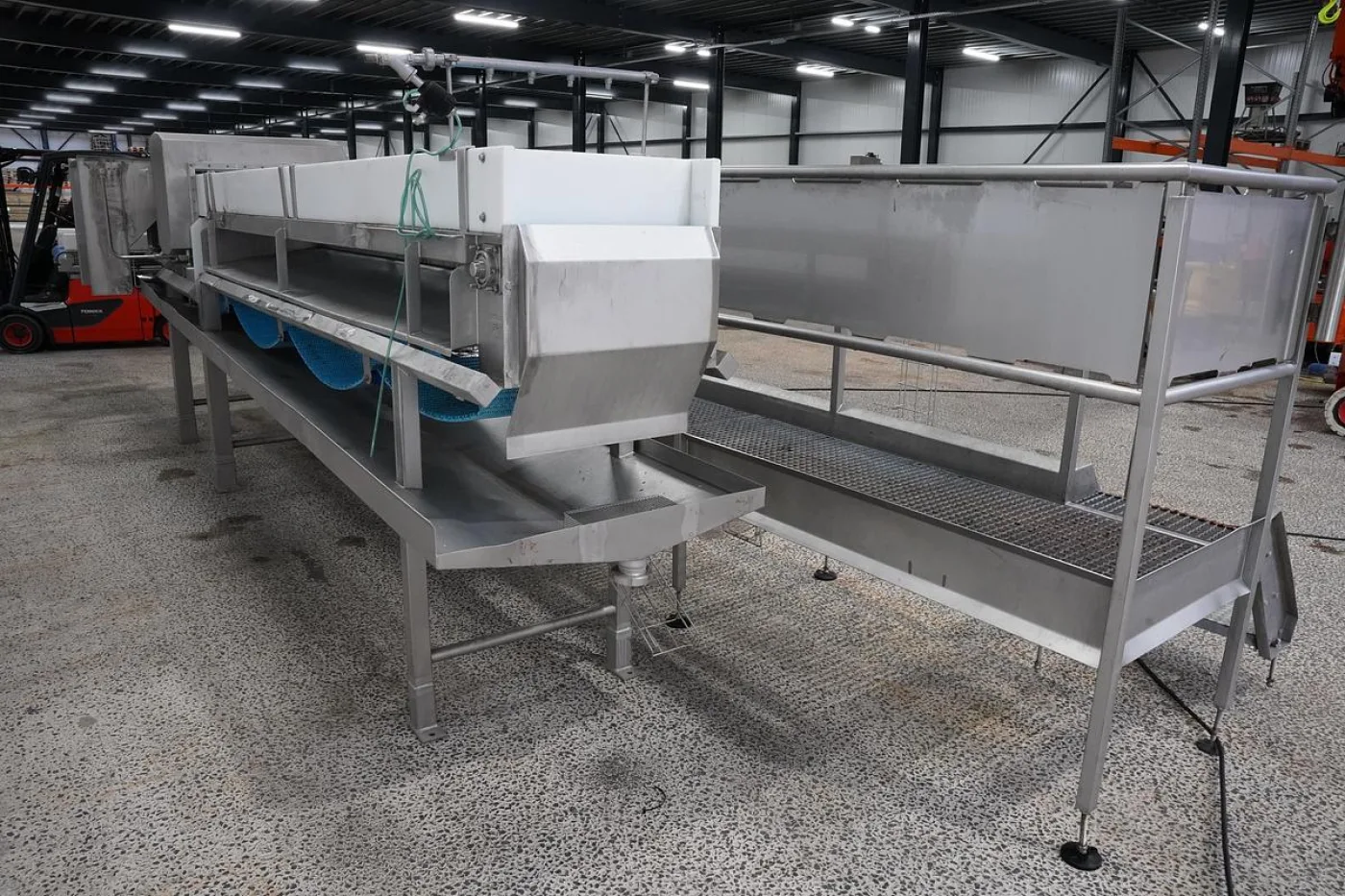 2009 Loma/Boldt transportband met metaaldetector op bordes - 5