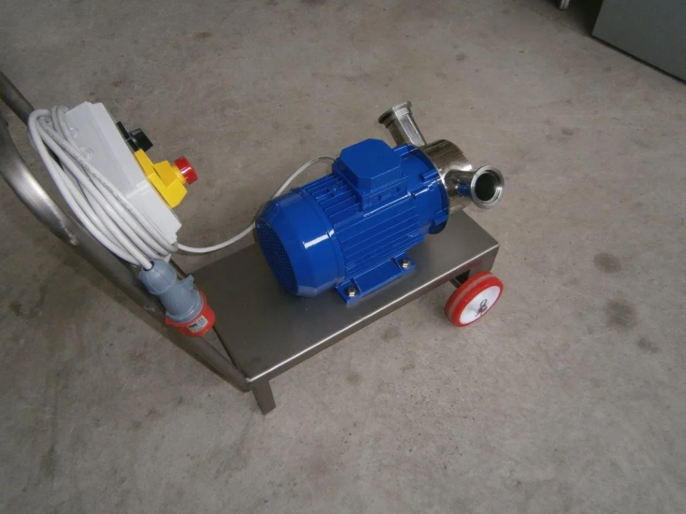 PUMP – ELECTRIC PUMP IN STAINLESS STEEL WITH FOOD NEOPRENE IMPELLER MOD. EURO 60 1 SPEED 380 VOLT THREE PHASE NEW MACHINE - 6
