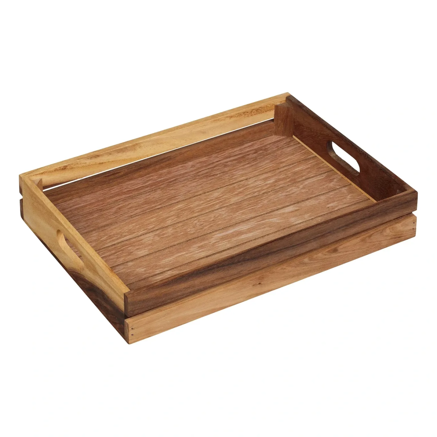 Tala Large Crate - Plain in Natural Acacia (Pack of 4) - islandcatering - 3