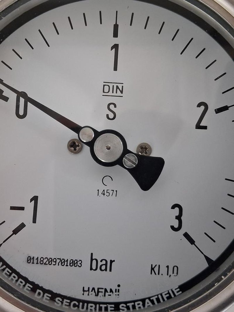 HAENNI Helium Leak Test Sicherheitsmanometer