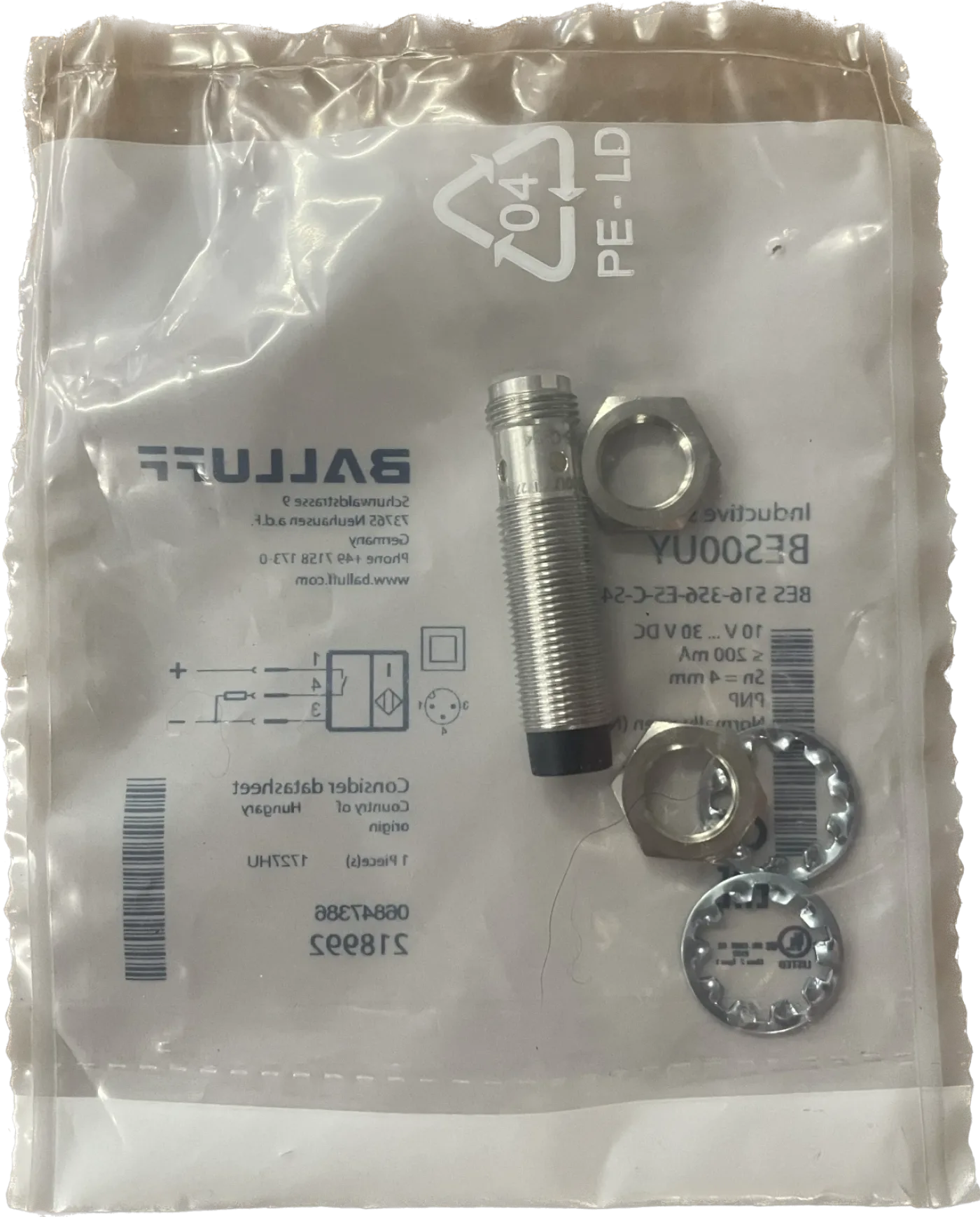 BALLUFF Induktive Standardsensoren mit Vorzugstypen BES00UY - 2