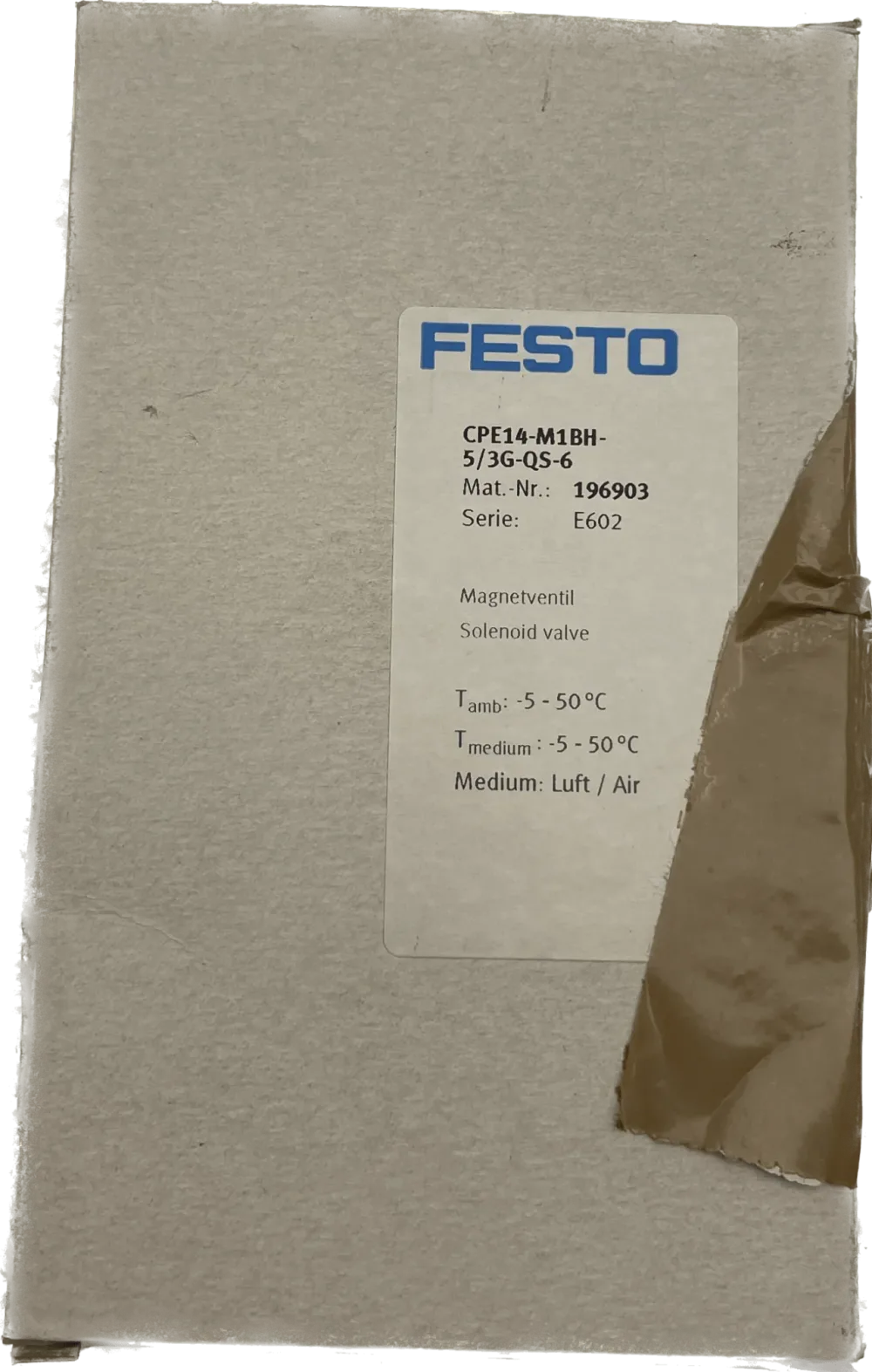 Festo Magnetventil CPE14-M1BH-5/3G-QS-6