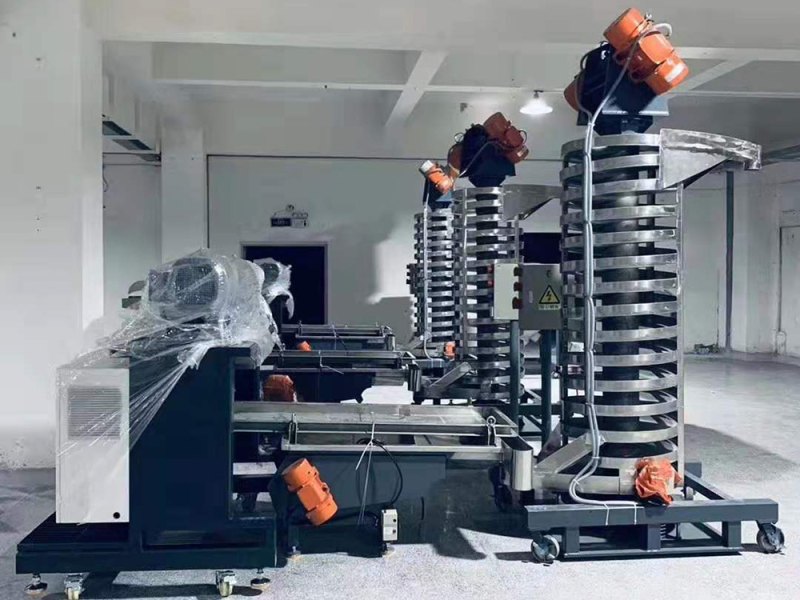 Vibrating spiral conveyor