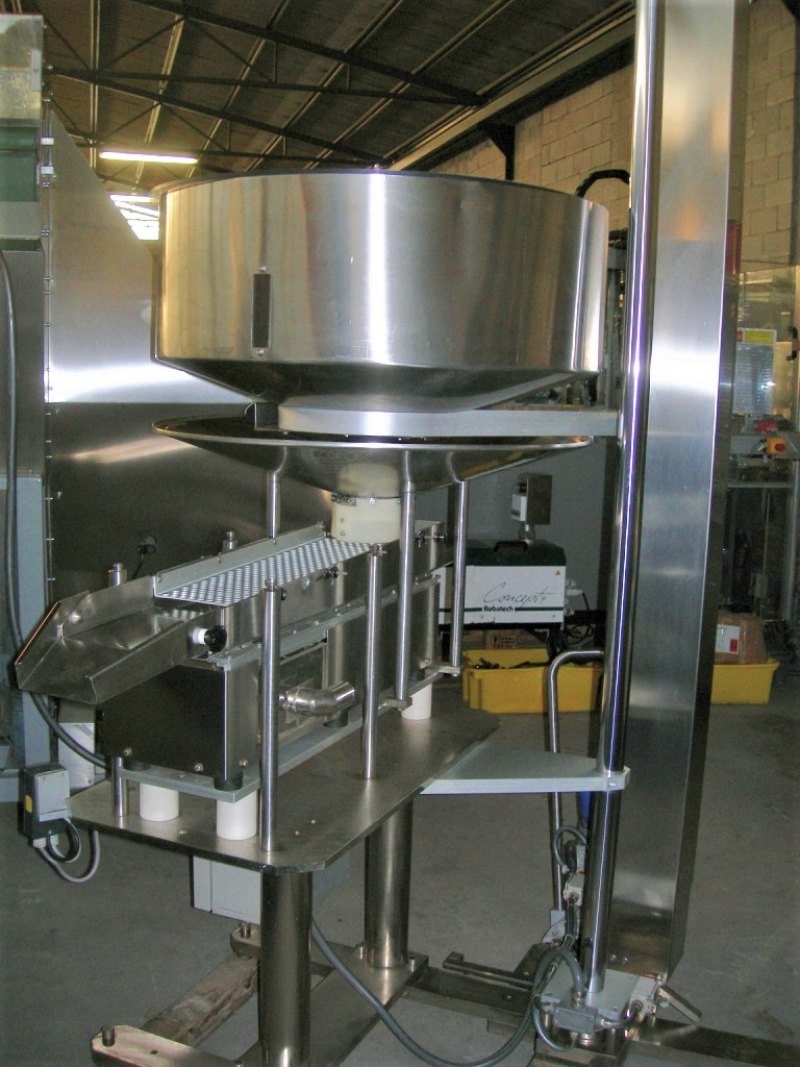 ALIMENTATORE / ELEVATORE COMPRESSE IN ACCIAIO INOX