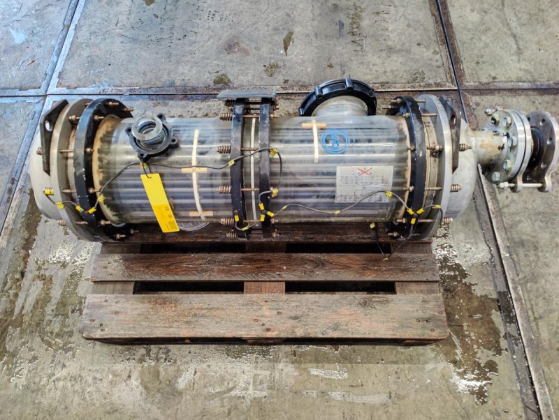 QVF Glasstechnik S-ROB40/300/SH/3SIC - 4 m² - Shell and tube heat exchanger