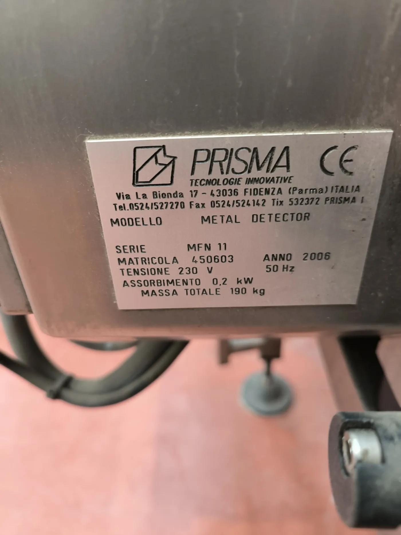 METAL DETECTOR PRISMA MFN 11 - 7
