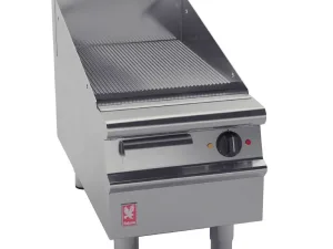 Falcon Dominator Plus 400mm Wide Ribbed Griddle E3441R - islandcatering