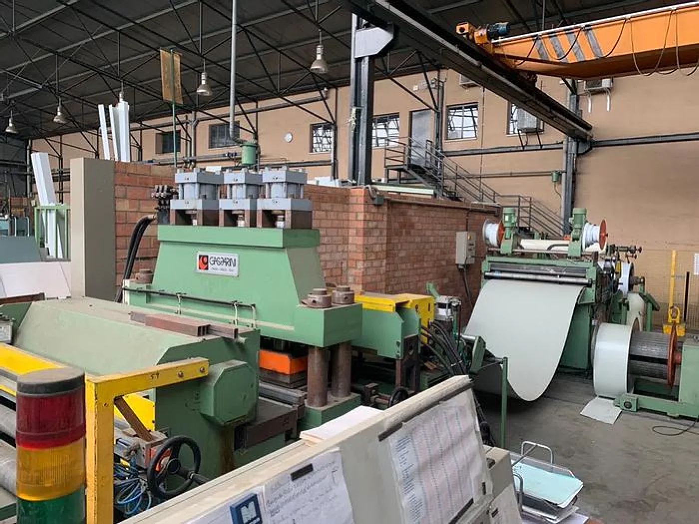 Linha de corte e prensa de chapa Gasparini CM 50 - 3