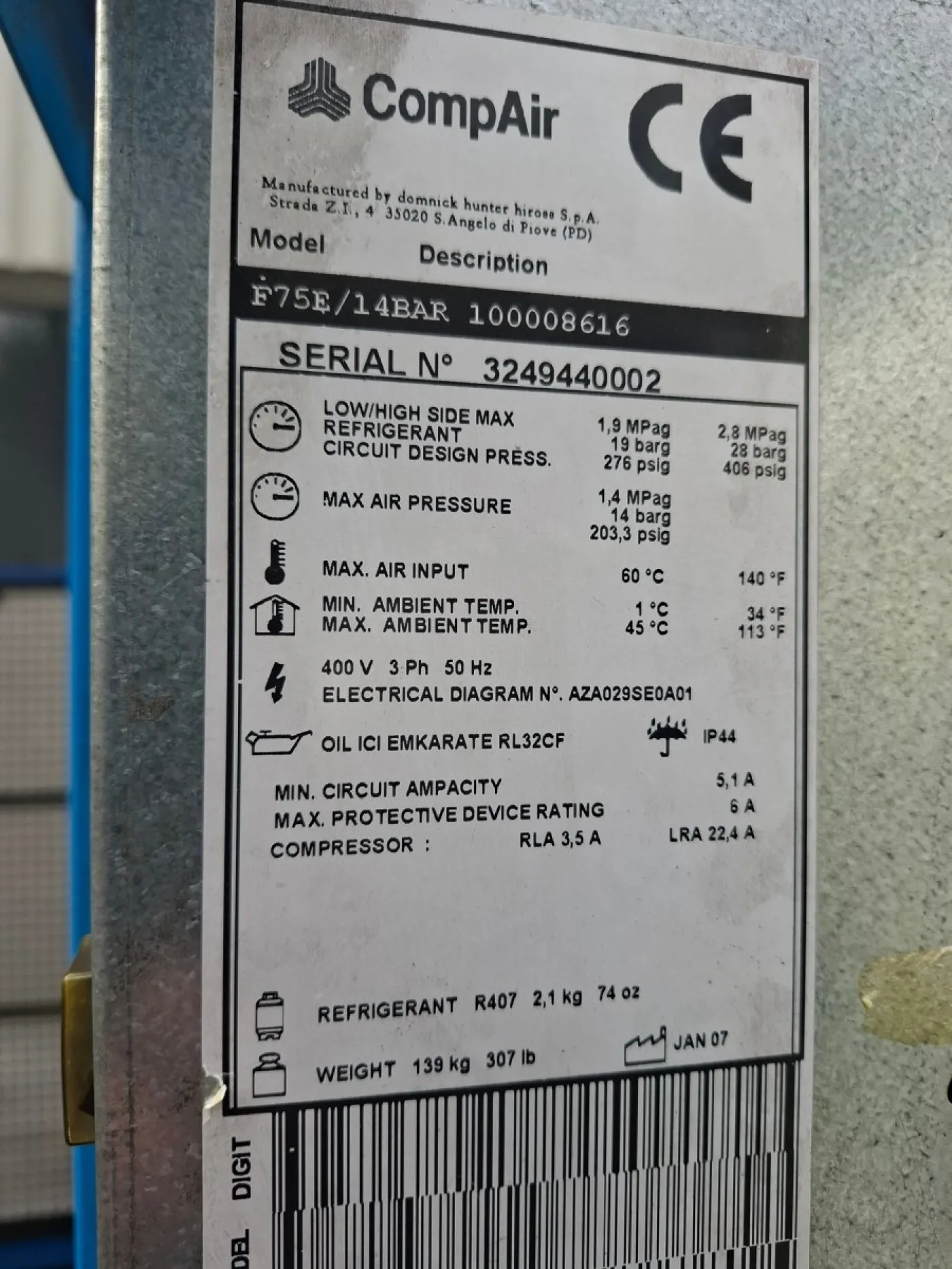 CompAir L75-10A Schraubenkompressor - 8