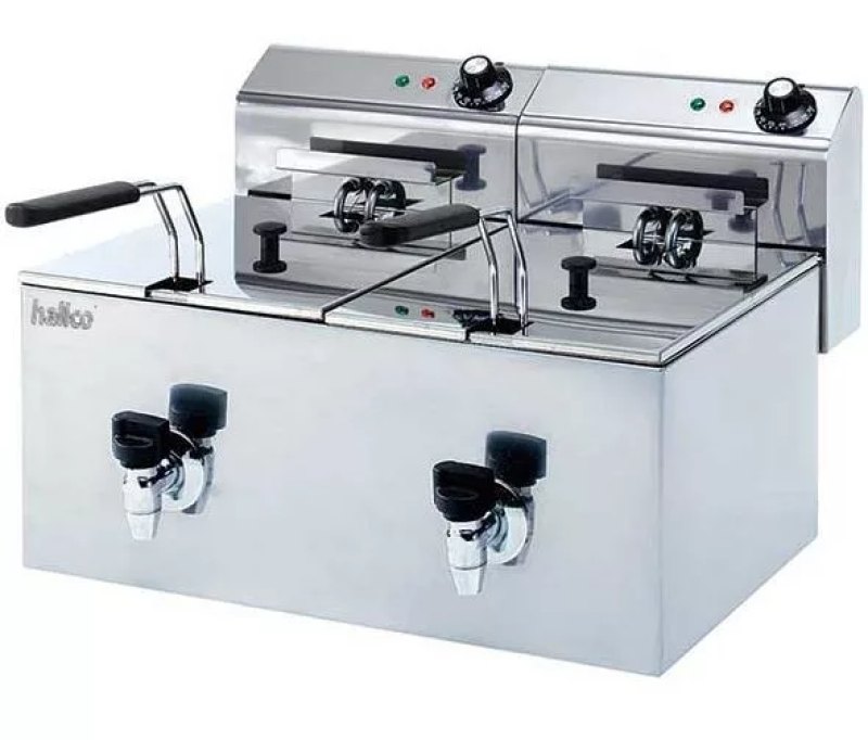 Falcon Fryer G3840 Dominator Plus Single Pan Twin Basket 18L Gas - islandcatering