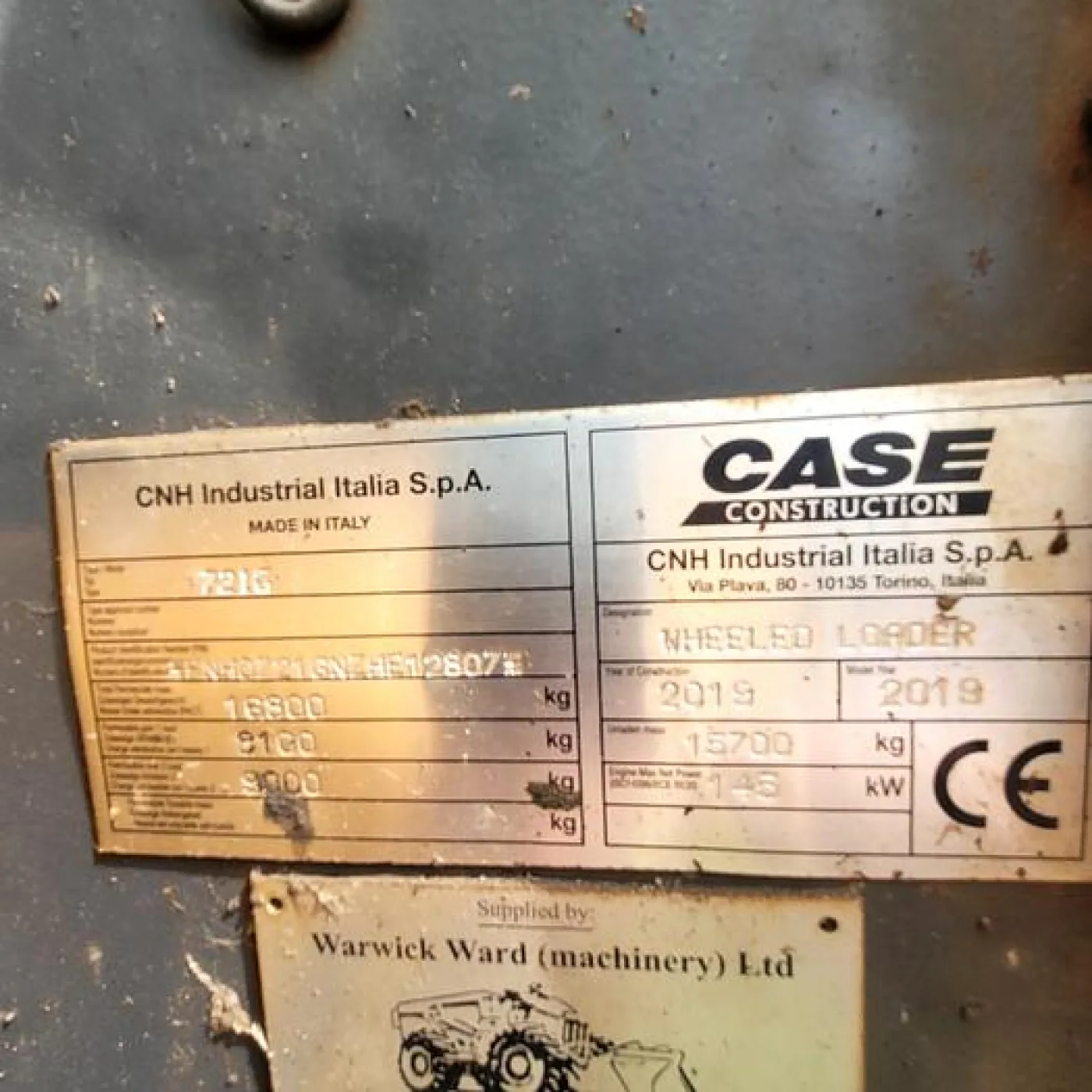 2019 CASE 721G Wheeled Wheel Loader - 5