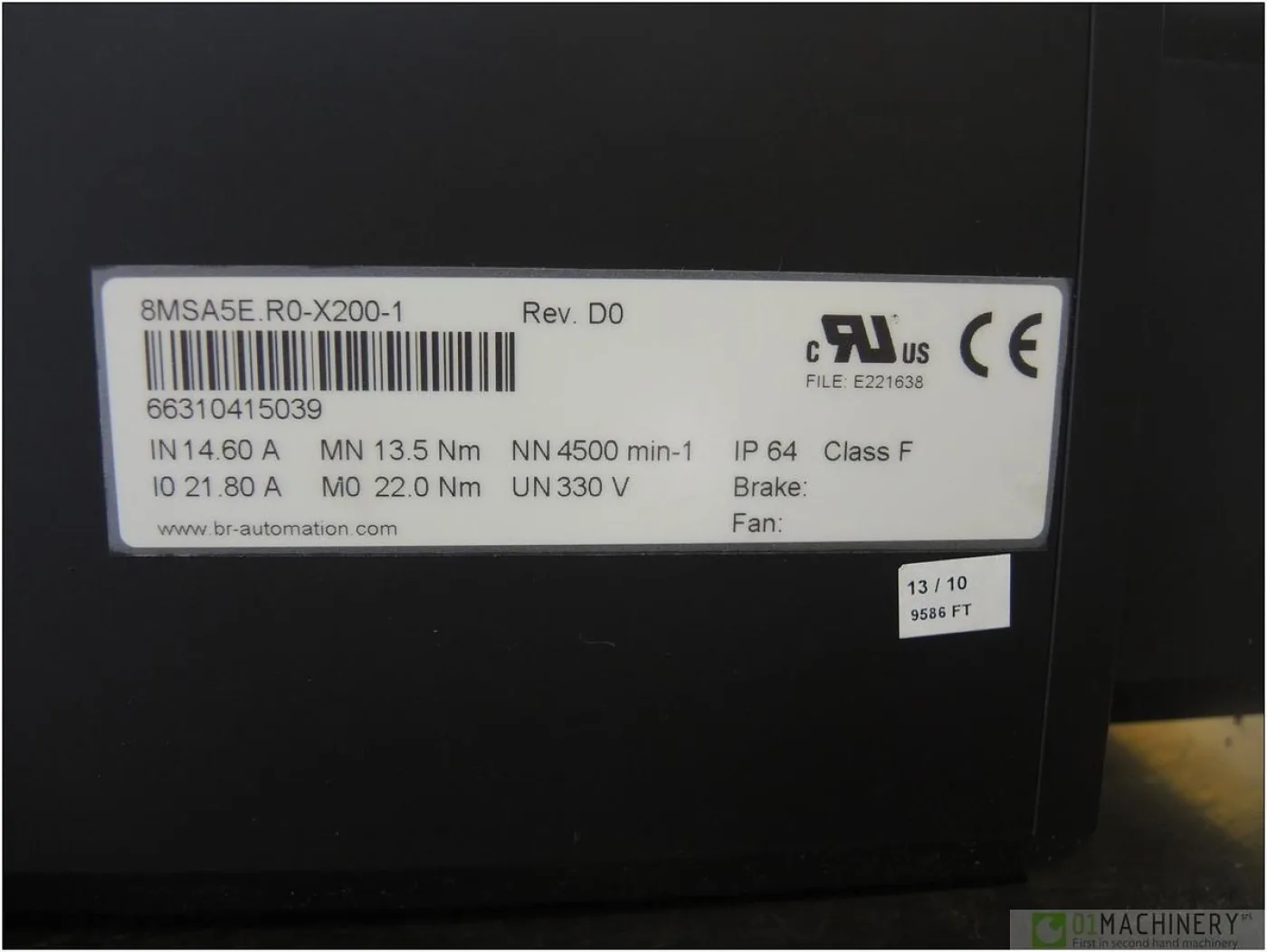 2010 B&R 8MSA5E.R0-X200-1 AI1233 - 6