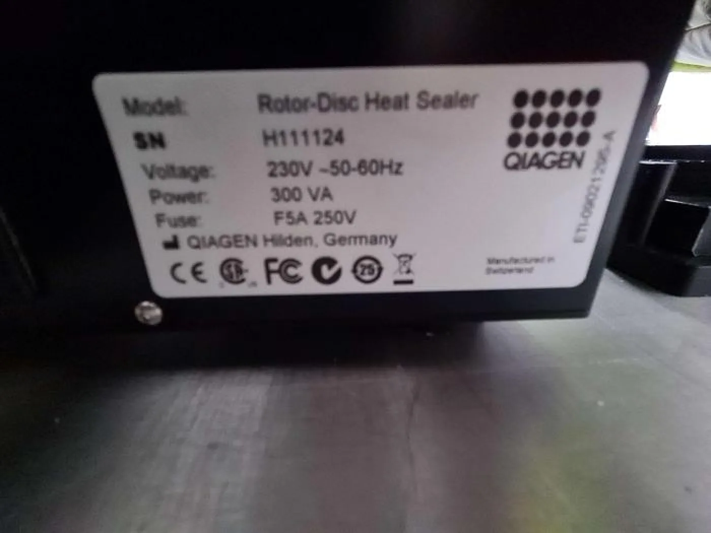 Qiagen Rotor-Disk Heat Sealer - 6