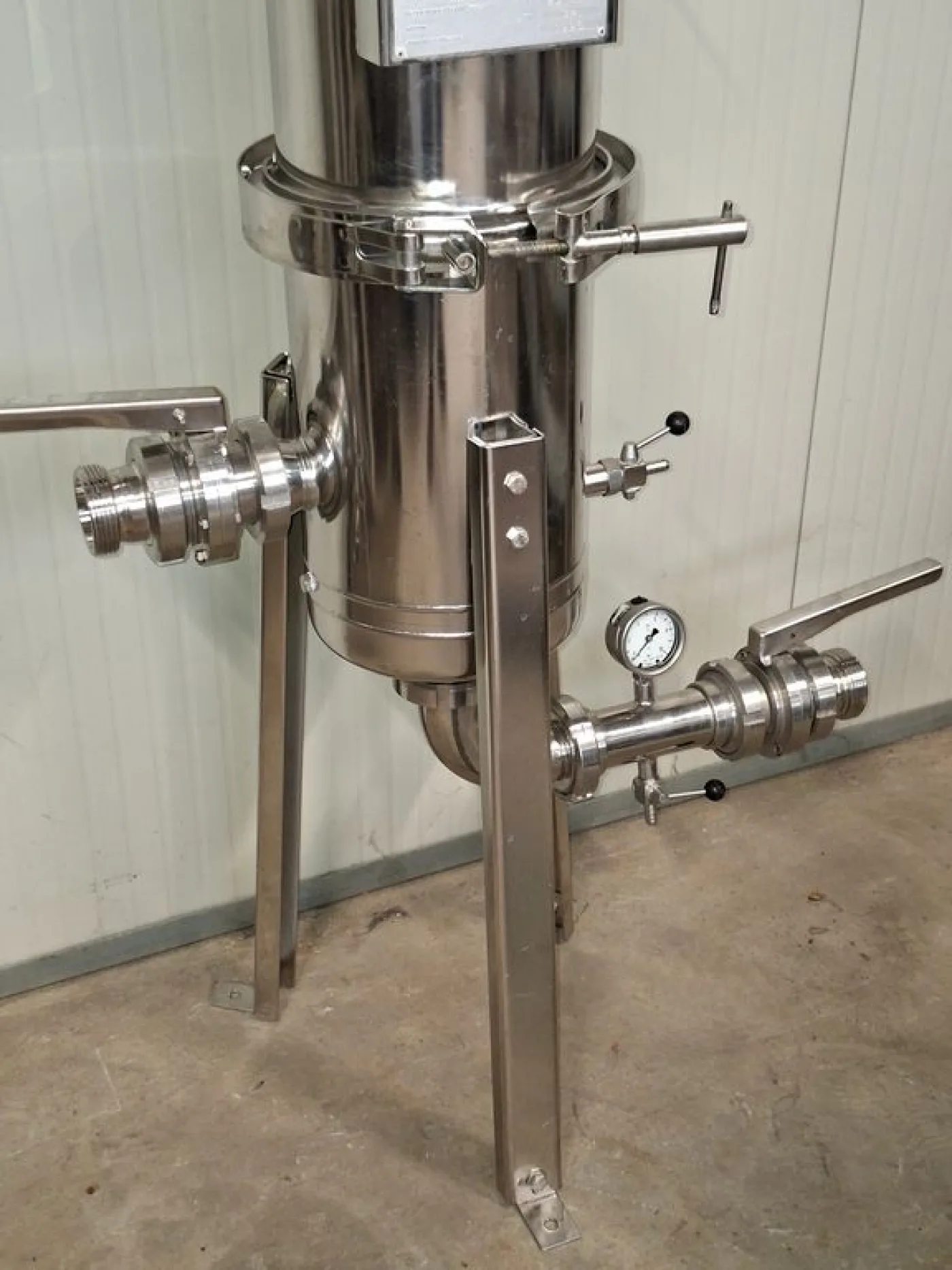 MICROFILTER/HOUSING IN STAILESS STEEL, FIRM PALL, THREE TRIPLE CARTRIDGES 30”, SECOND HAND MACHINE - 5