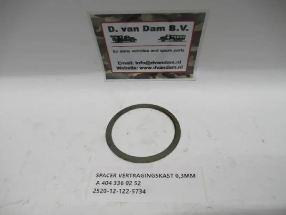 Spacer vertragingskast 0,3MM