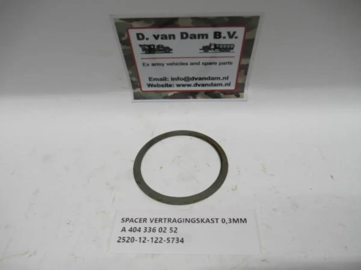 Spacer vertragingskast 0,3MM - 1