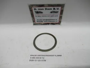 Spacer vertragingskast 0,3MM