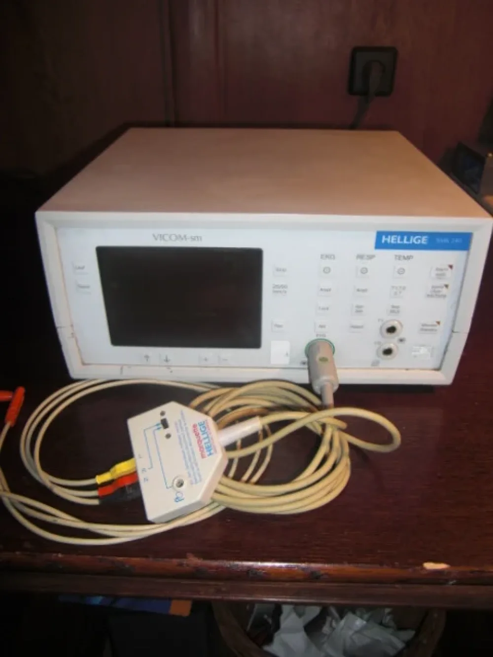Hellige Vicom-sm SMK 240 EKG-Monitor