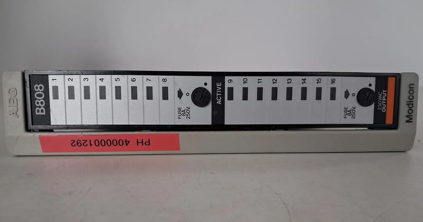 Modicon AS-B808-016 16-Point 230 VAC Output Module - 2