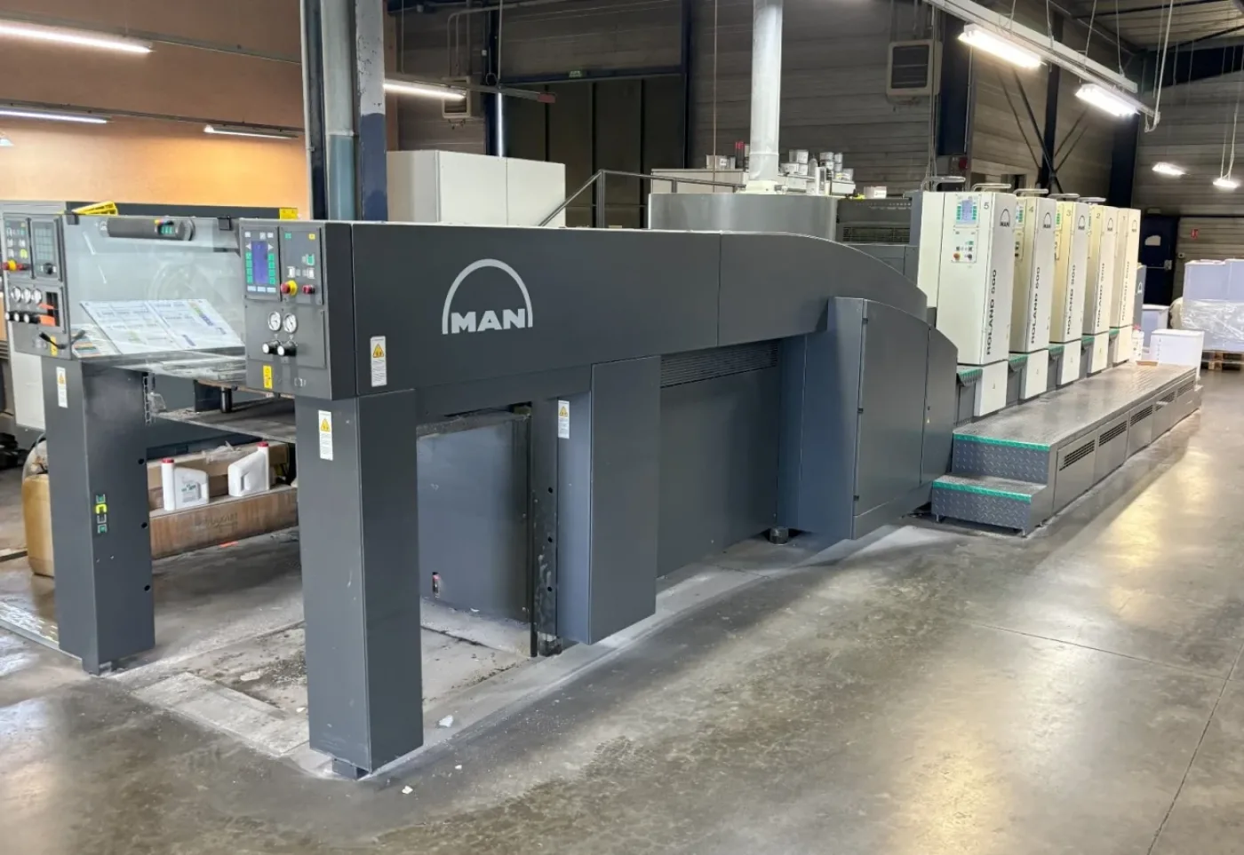 Roland 504 LV offset printing press - 2