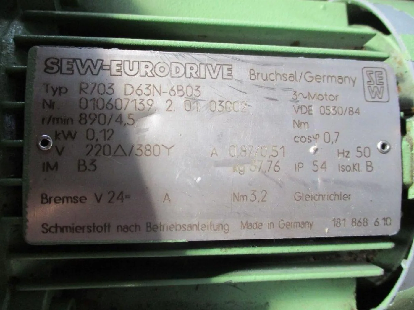 R 703 D63N-6B03 SEW 1989 - 2