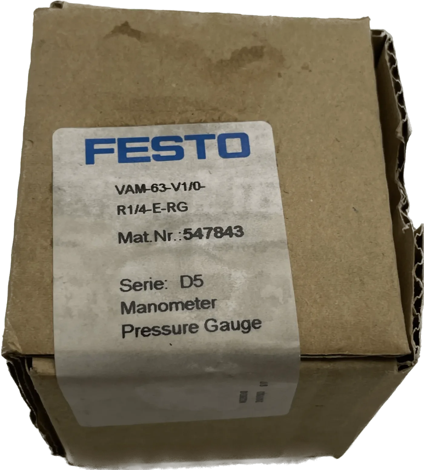Festo Vakuummeter VAM-63-V1/0-R1/4-E-RG - 1