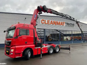 MAN TGX 28.510 HMF 50 Tonmeter laadkraan + Fly-Jib