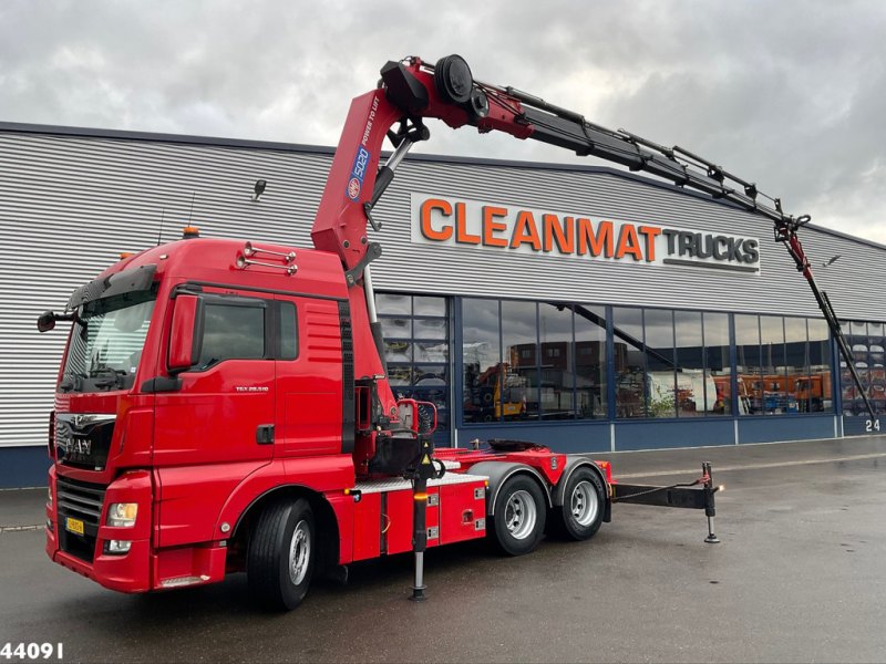 MAN TGX 28.510 HMF 50 Tonmeter laadkraan + Fly-Jib