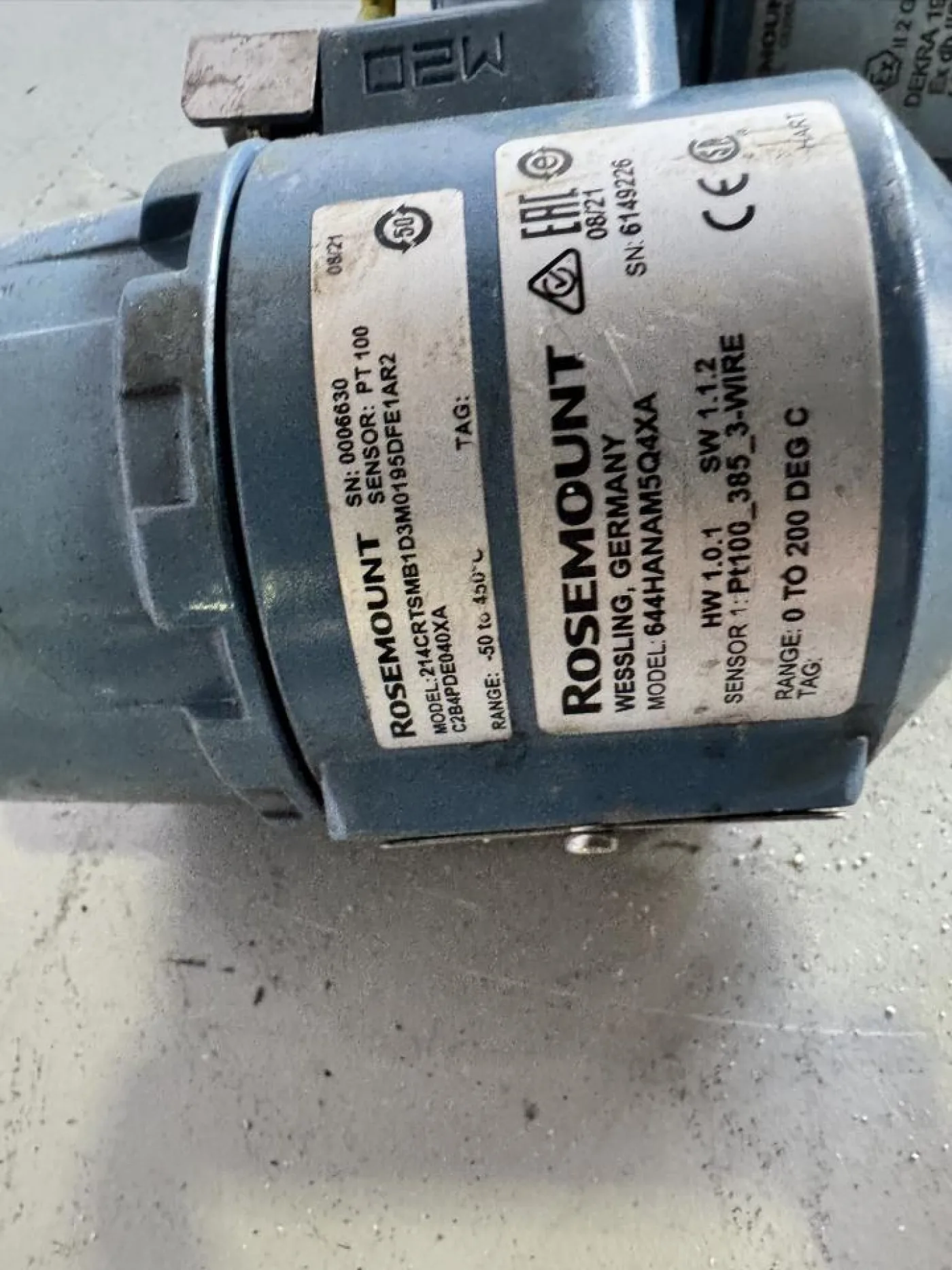 2021 Rosemount Temperature transmitter (2x) - 4
