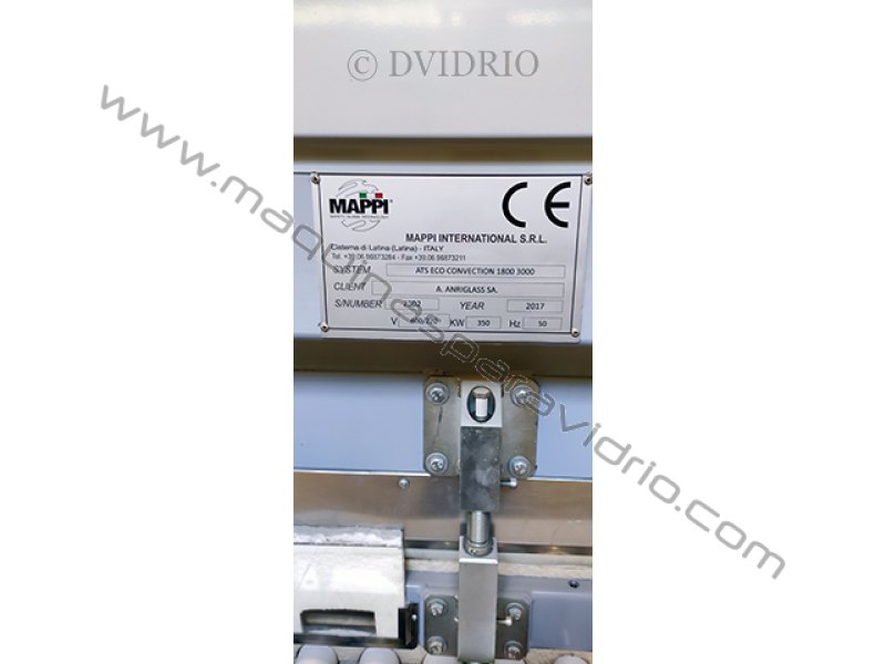 HORNO PARA EL TEMPLADO DE VIDRIO PLANO MAPPI